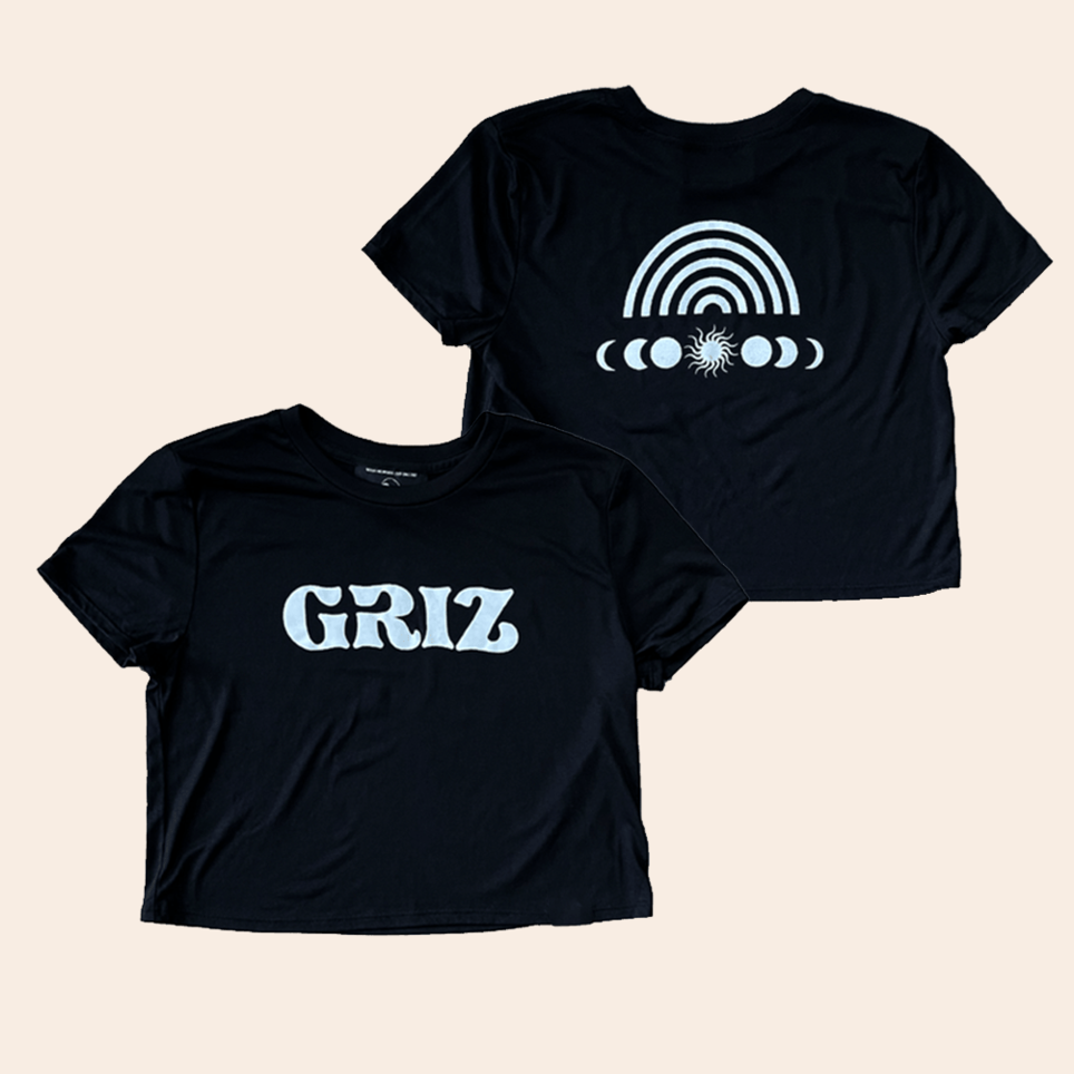 Griz Essentials Cropped T-Shirt Griz Merch Gifts For DJ Fans Birthday Gifts For Best Friend