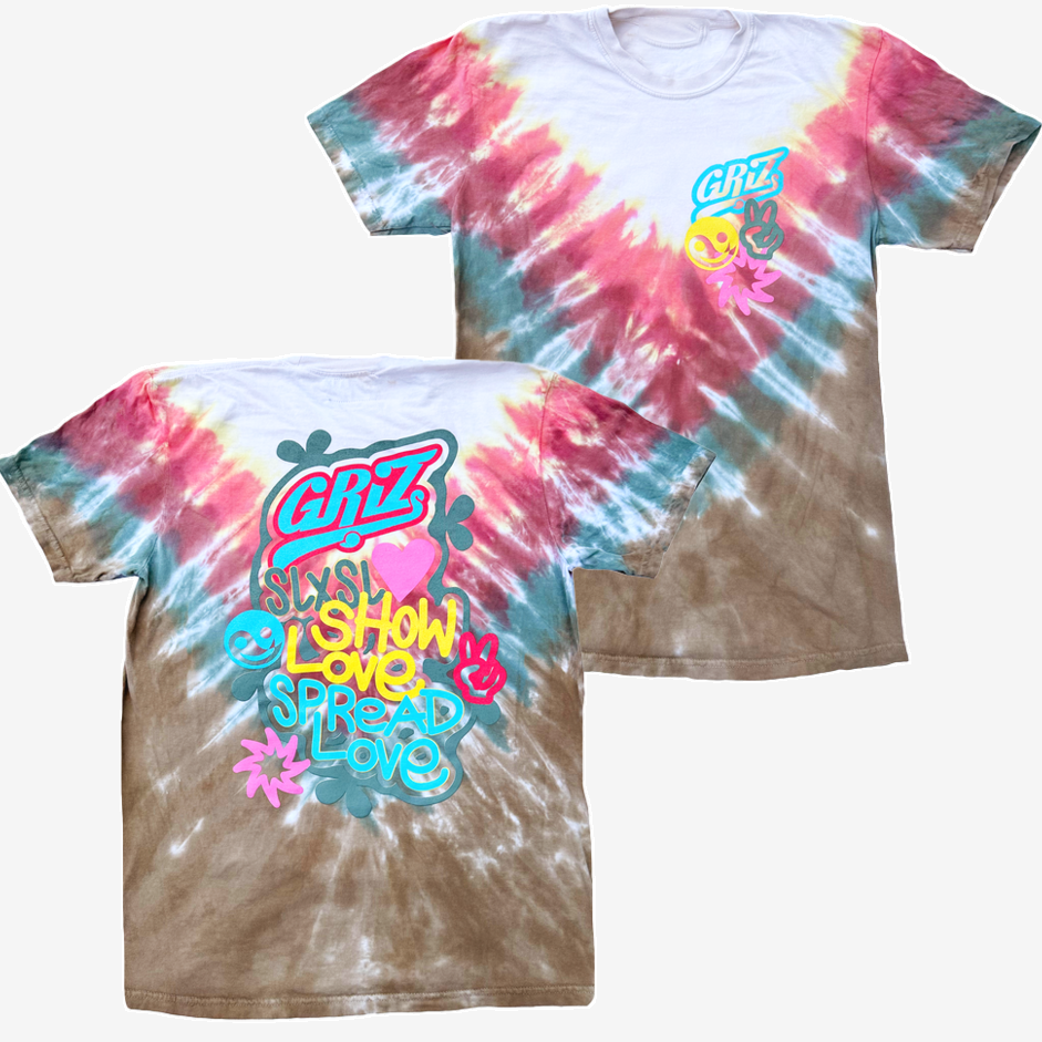 Griz Merch GRiZ Desert Dandelion Tie Dye T-Shirt Gifts For DJ Fans Vintage Hoodie Gift for Men