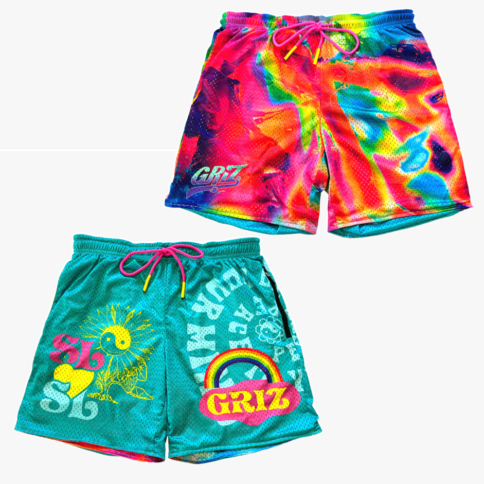 Griz Merch Griz Infra Rad Reversible Lounge Shorts Gifts For DJ Fans Birthday Gifts For Friends