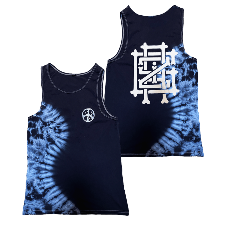 Griz Merch Griz Sidewave Tie Dye Tank Top DJ Fans Gifts Father's Day Gift for Dad Gifts For BFF