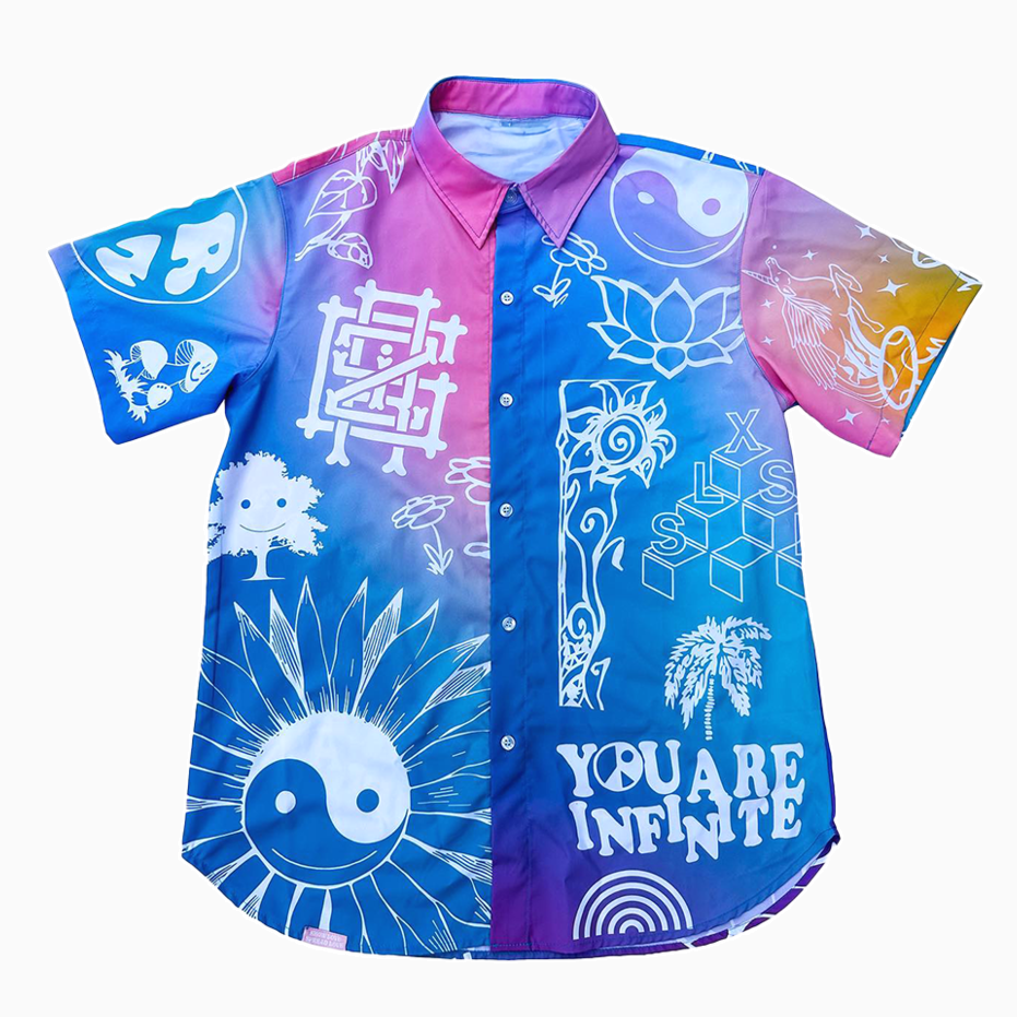 Griz Merch GRiZ Sun-Time Button Up Shirt Gifts For DJ Fans Country Boy Gift Gifts For Fans
