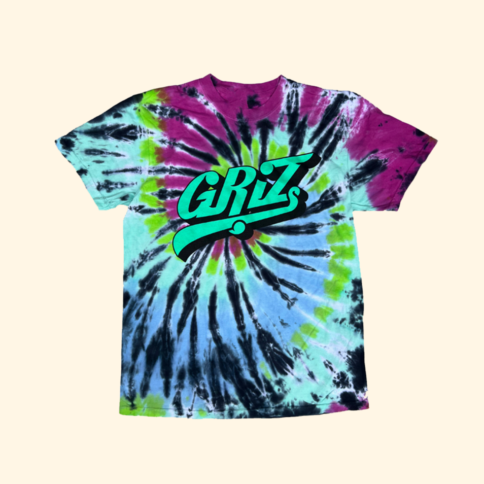 GRiZ Secret Dreams Fest Tie Dye T-Shirt Griz Merch Gifts For DJ Fans Father's Day Gifts For Dad