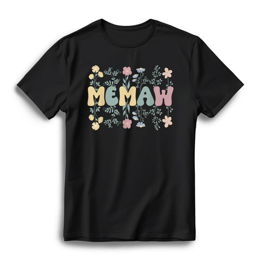 Groovy Memaw Grandmother Flowers Memaw Grandma
