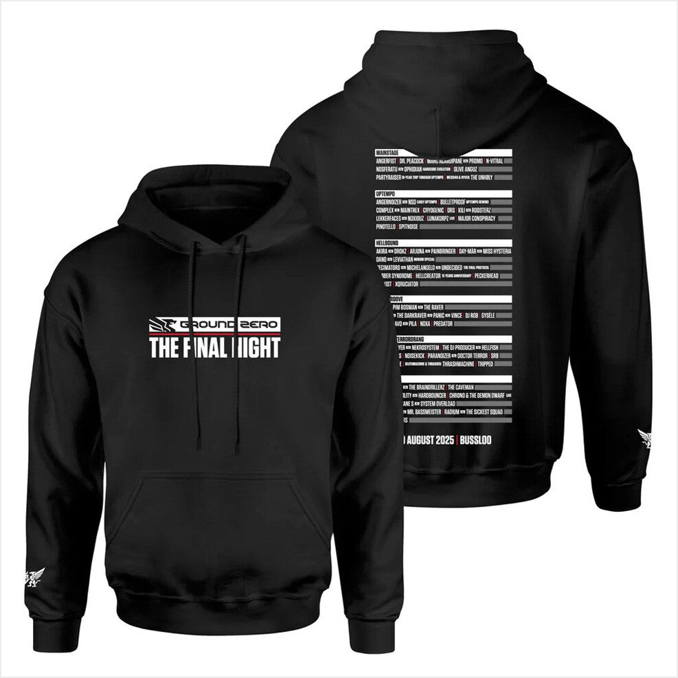 Ground Zero Hoodie Ground Zero Festival Merch The Final Night Hoodie Present For Husband
