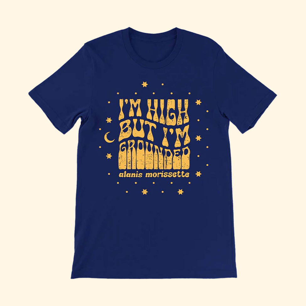 Grounded T-Shirt Alanis Merch Music Lover Birthday Gifts For Friends Christmas Presents