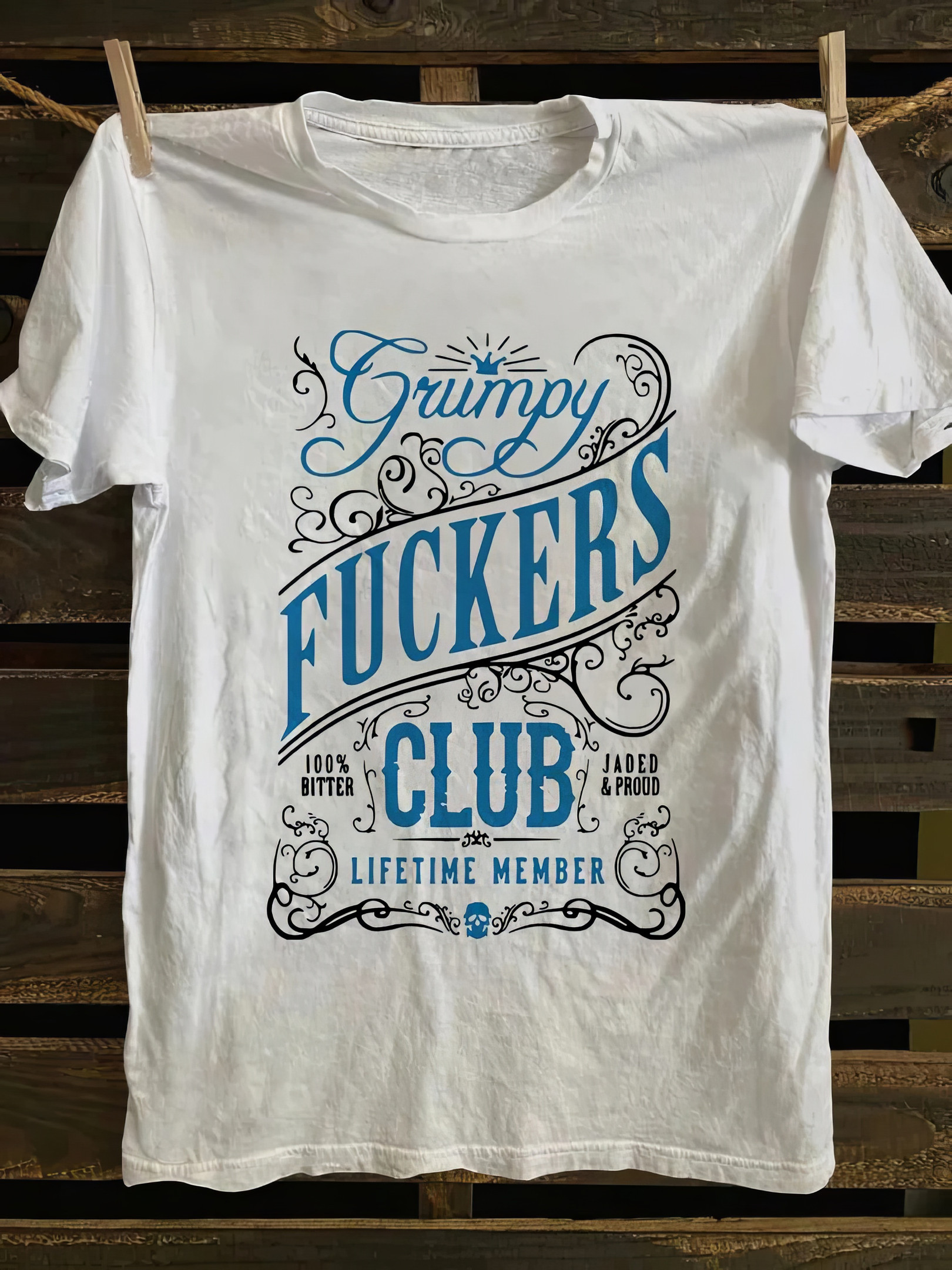 Grumpy F Club T-Shirt Father's Day Gifts For Husband