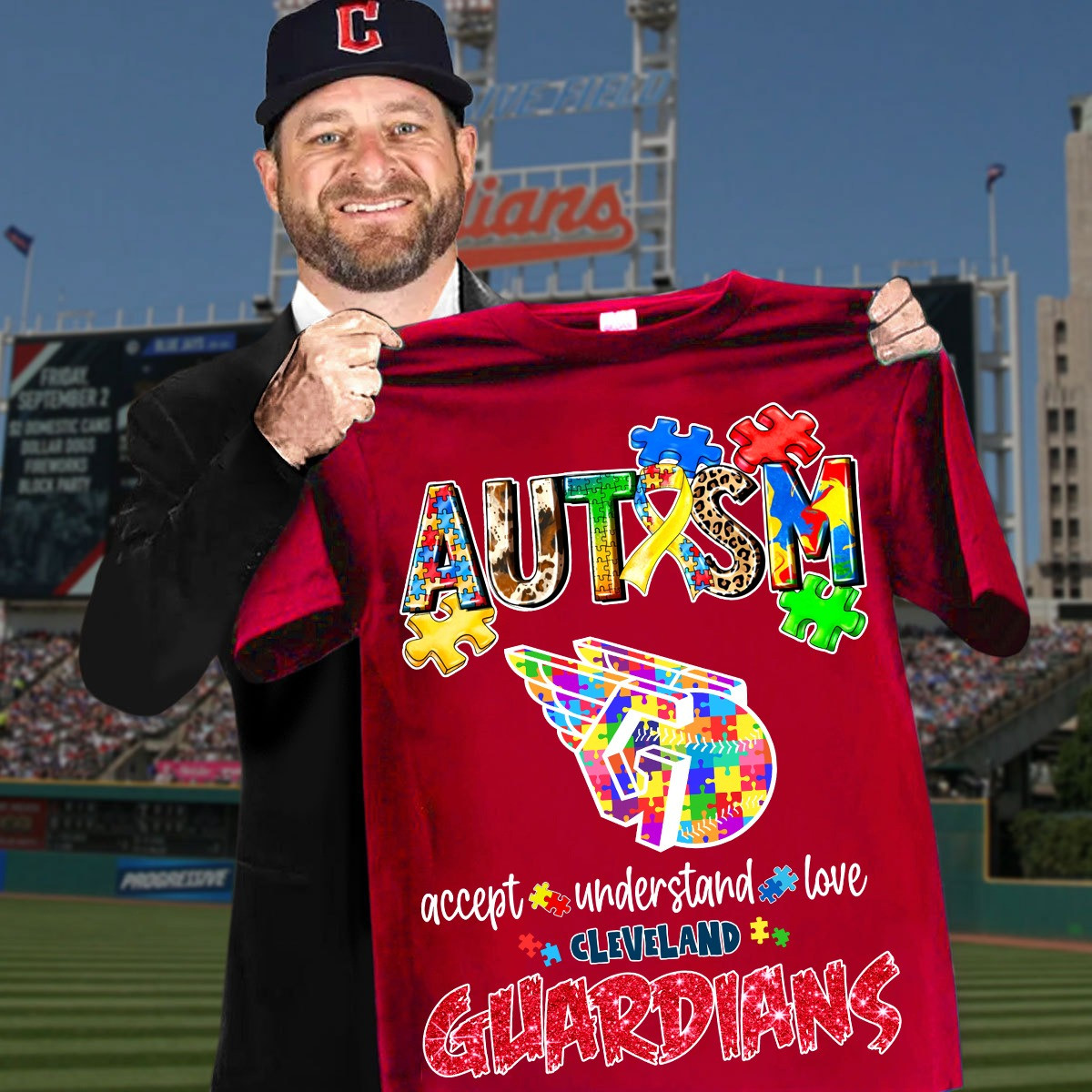 Guardians Guardians Autism Awareness Month T-Shirt Accept Understand Fan Merch Gifts