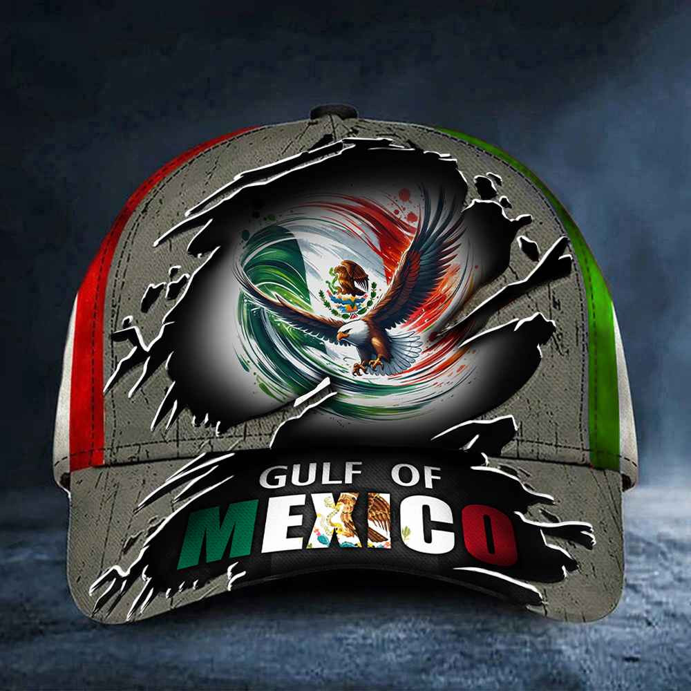 Gulf Of Mexico Hat Mexican Flag Patriotic Hat Best Gifts For Husband