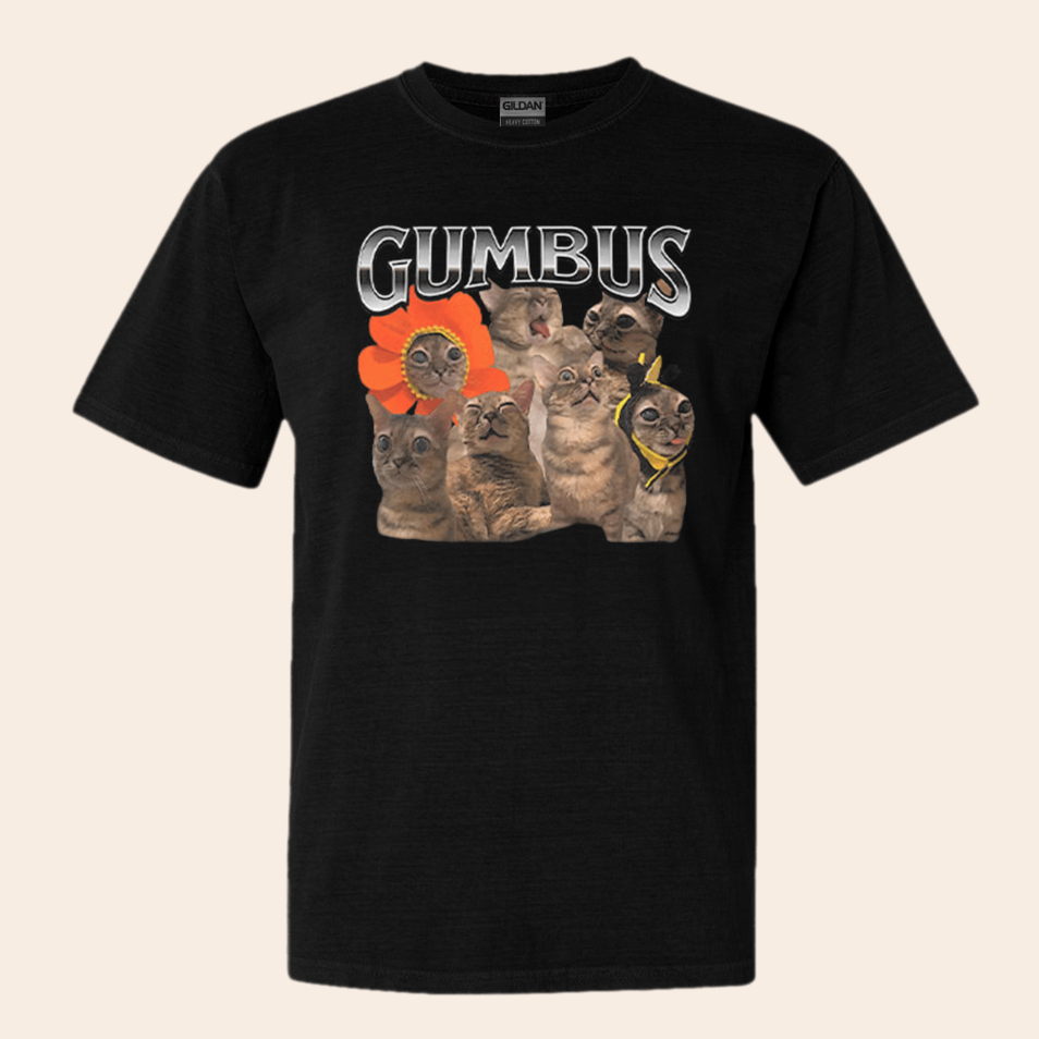 Gumbus Shirt Funny Cat T-Shirt Birthday Gifts For Cat Lovers BFF Gifts Ideas Christmas Presents