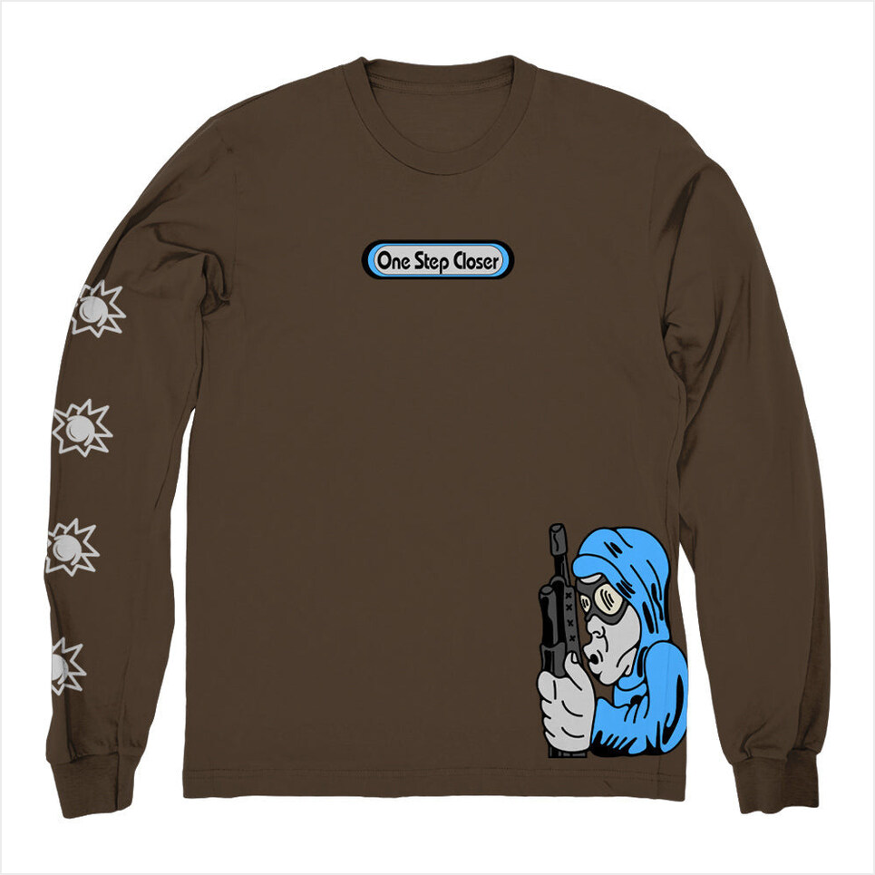 Gun Guy Long Sleeve Shirt One Step Closer Merch One Step Closer Shirt Father's Day Gifts For Metal Music Lovers