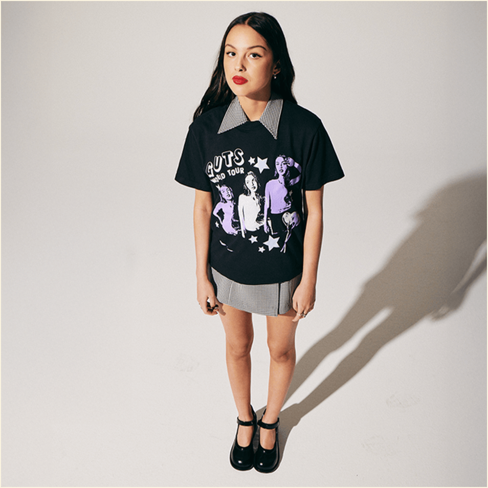 GUTS World Tour T-Shirt Olivia Rodrigo Merch Birthday Gifts For Best Friend Christmas Presents