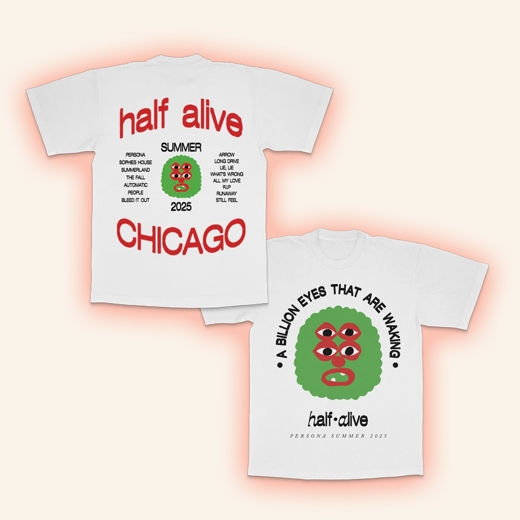 Half Alive Merch Double Eye T-Shirt Gifts For Dudes