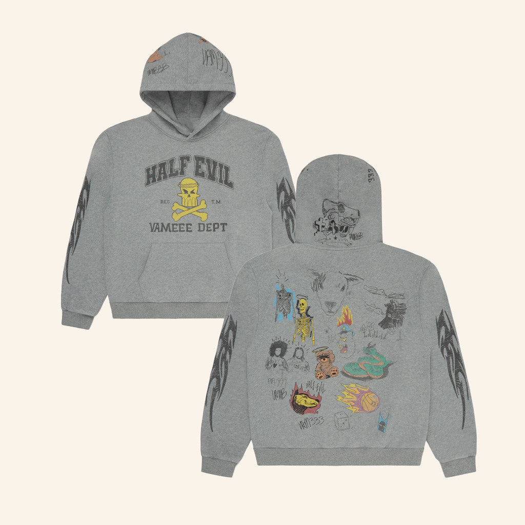 Half Evil CO Merch Vamee Sketchbook Hoodie Gifts For Besties