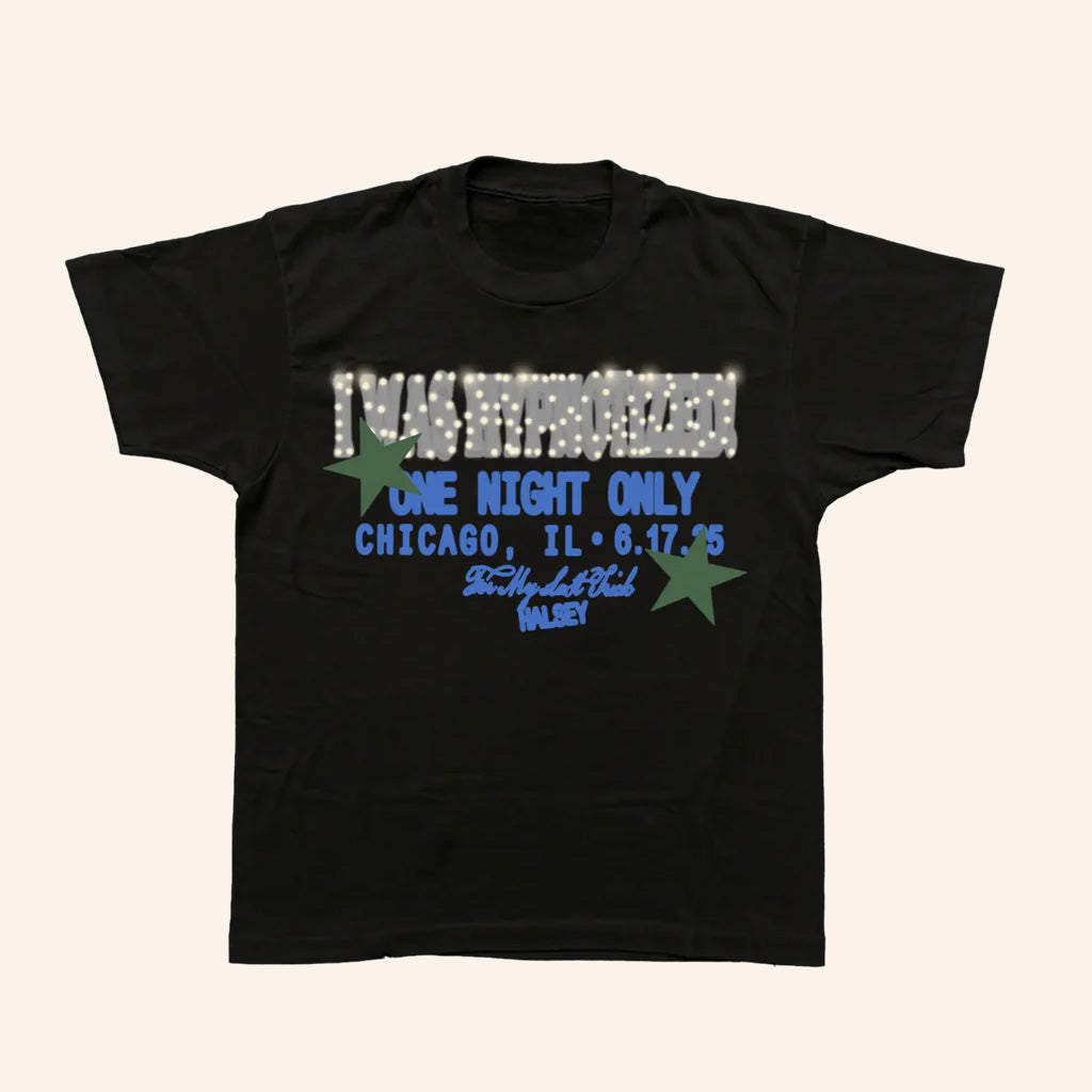 Halsey Merch Tour 2025 Chicago One Night T-Shirt Gifts For Friends