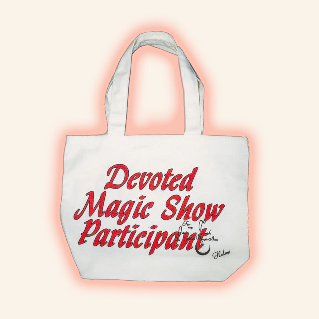 Halsey Merch Tour 2025 Devoted Magic Show Participant Tote Bag Gifts For Besties