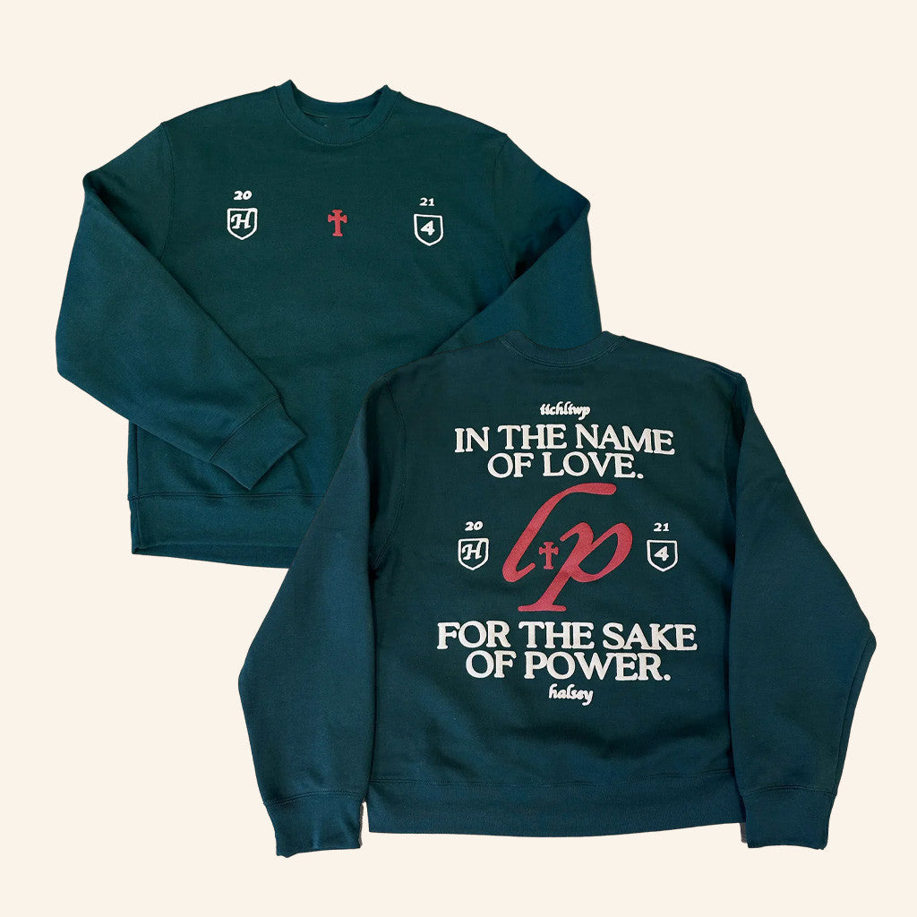 Halsey Merch Tour 2025 In The Name Of Love Crewneck Sweatshirt Gifts For Her