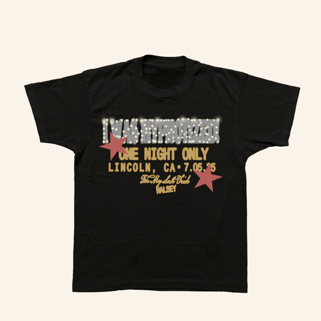 Halsey Merch Tour 2025 Lincoln One Night T-Shirt Gifts For Wife