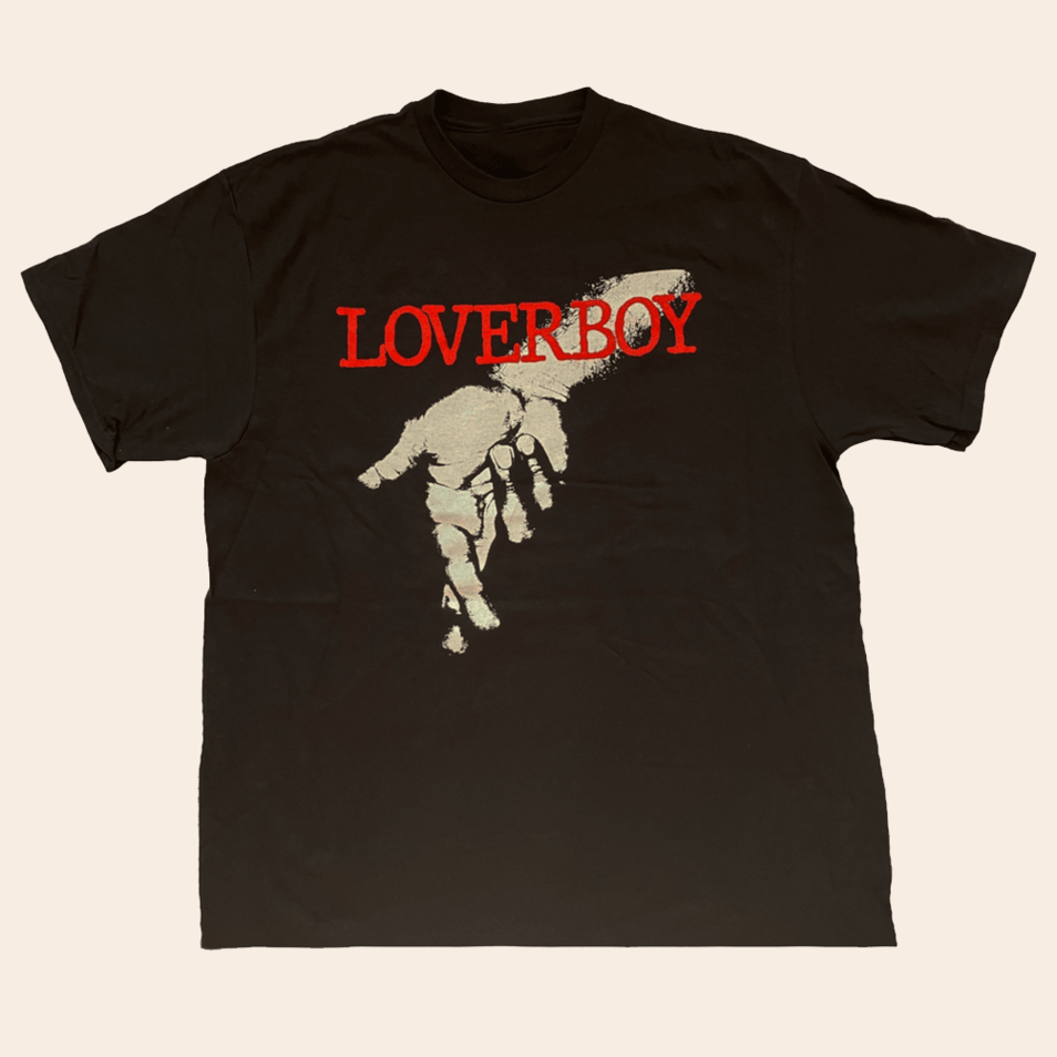 Hand Loverboy T-Shirt Loverboy Band Merch Unique Dad Gifts For Father's Day Gifts For BFF