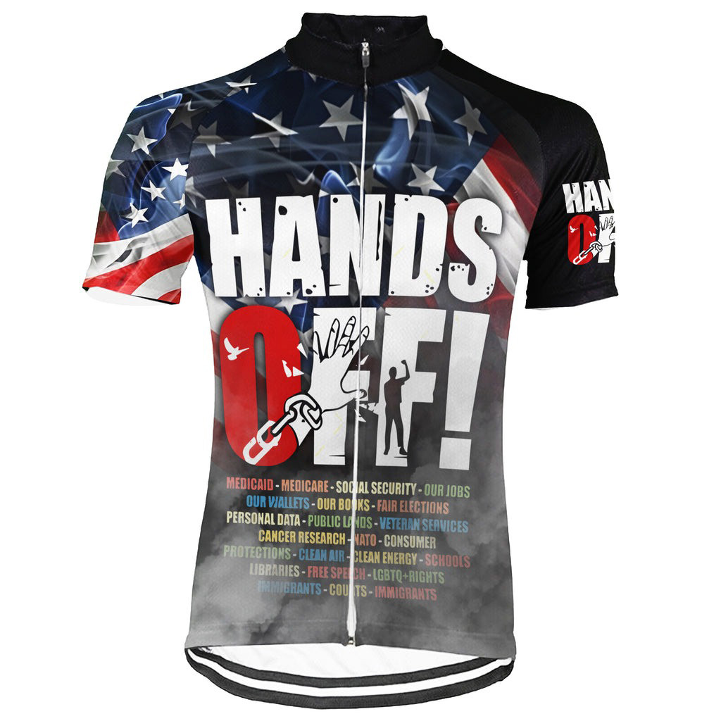 Hands Off Short Sleeve Cycling Jersey Gifts For Bicycle Riders
