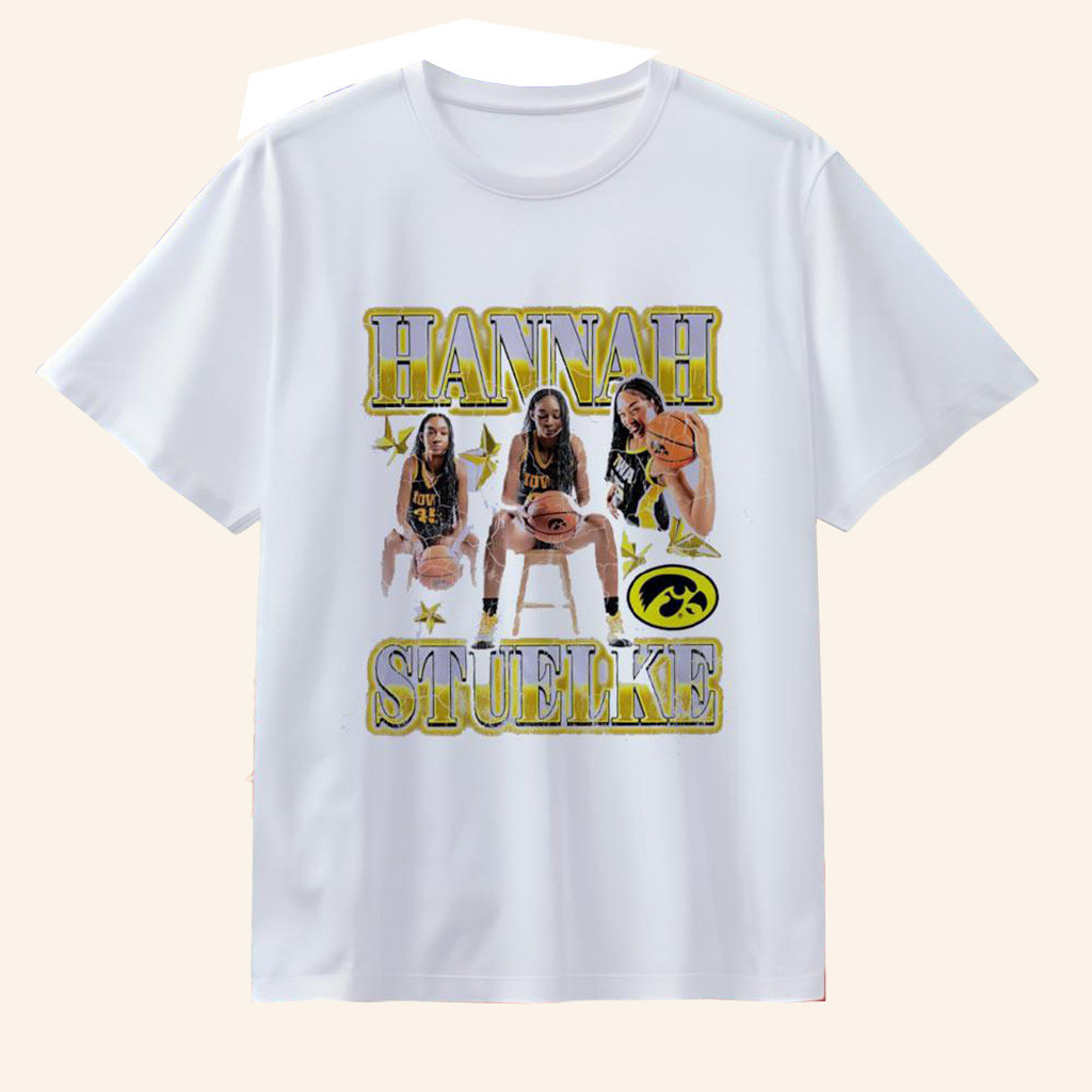 Hannah Stuelke 90s Graphic Iowa Hawkeyes T-Shirt Good Gifts For Basketball Fans