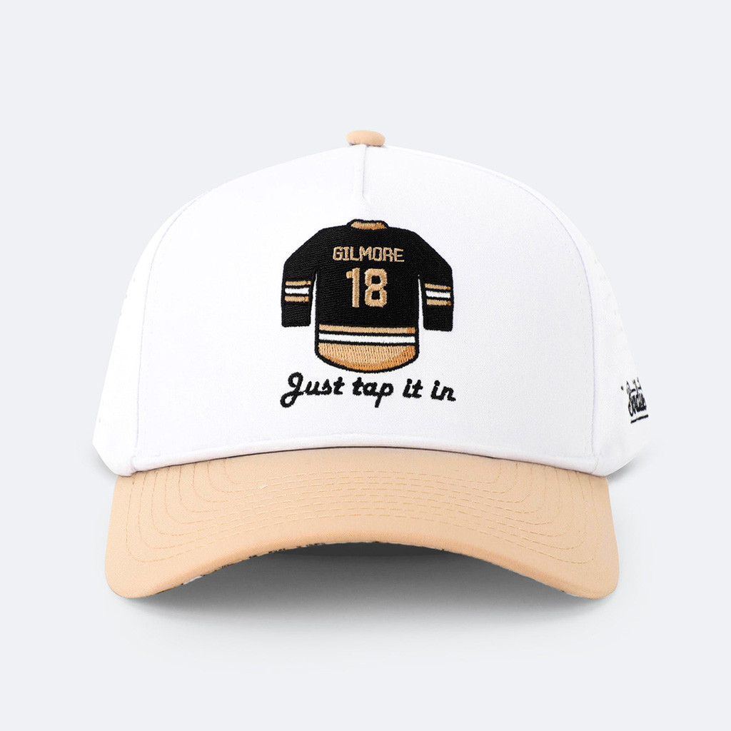 Happy Gilmore 18 Golf Hat Birdieboss White Just Tap It In Hat Gifts For Fans