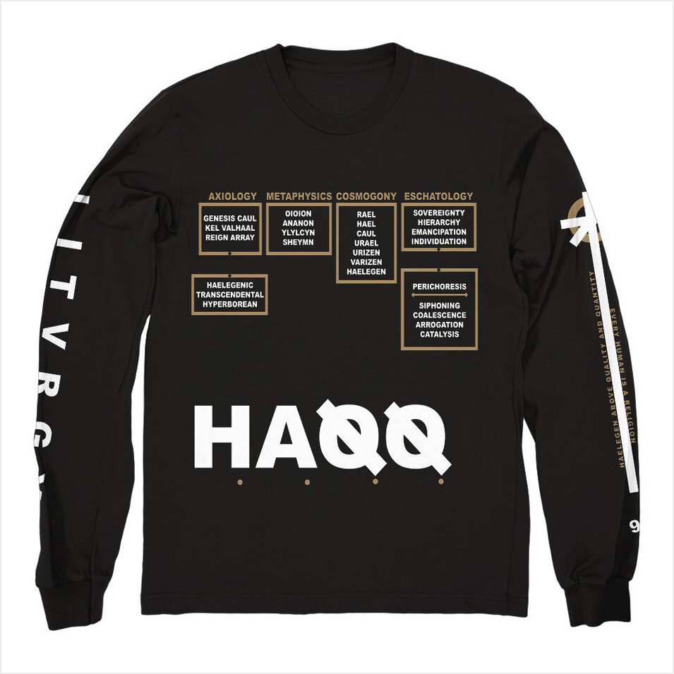 Haqq Black Long Sleeve Shirt Liturgy Merch Liturgy Shirt Father's Day Birthday Gift Ideas