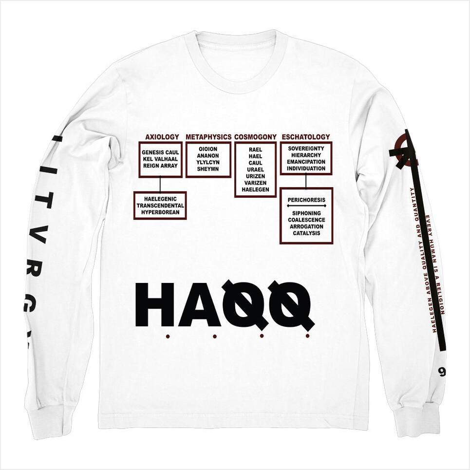 Haqq White Long Sleeve Shirt Liturgy Merch Liturgy Shirt Father's Day Gifts For Husband