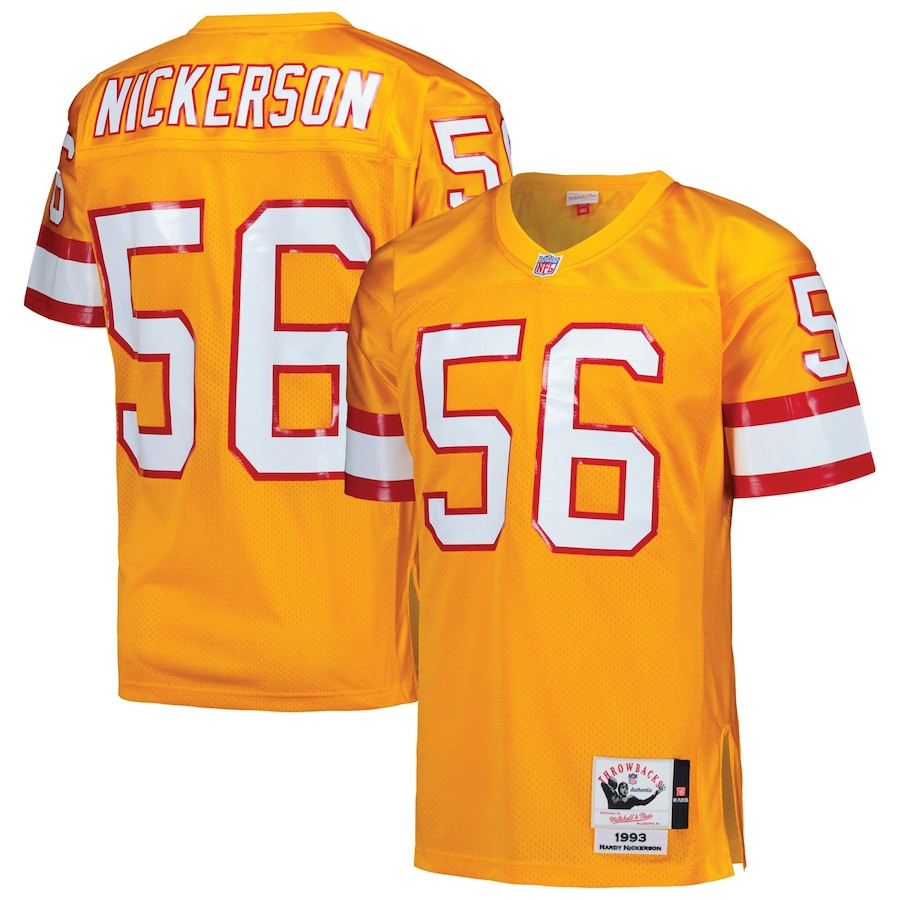 Hardy Nickerson 56 Tampa Bay Buccaneers 1993 Throwback Men Game Jersey - Orange - JSDV326