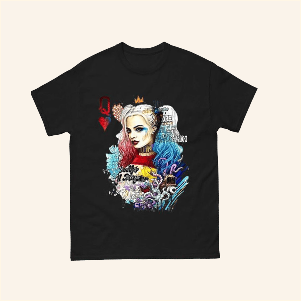 Harley Quinn T-Shirt Spoofytees Merch Birthday Gift Ideas Christmas Presents