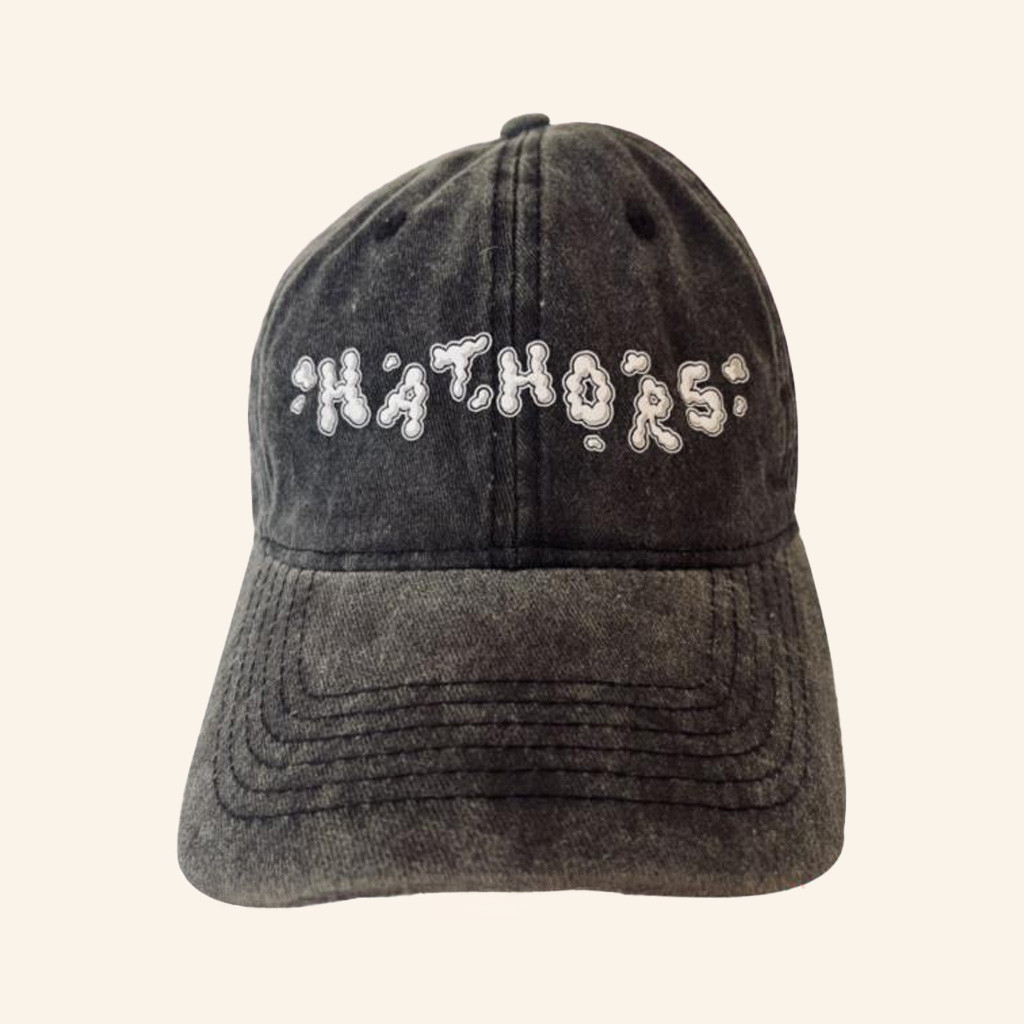 Hathors Merch Clouds Washed Out Baseball Hat Embroidered Gifts For Friends