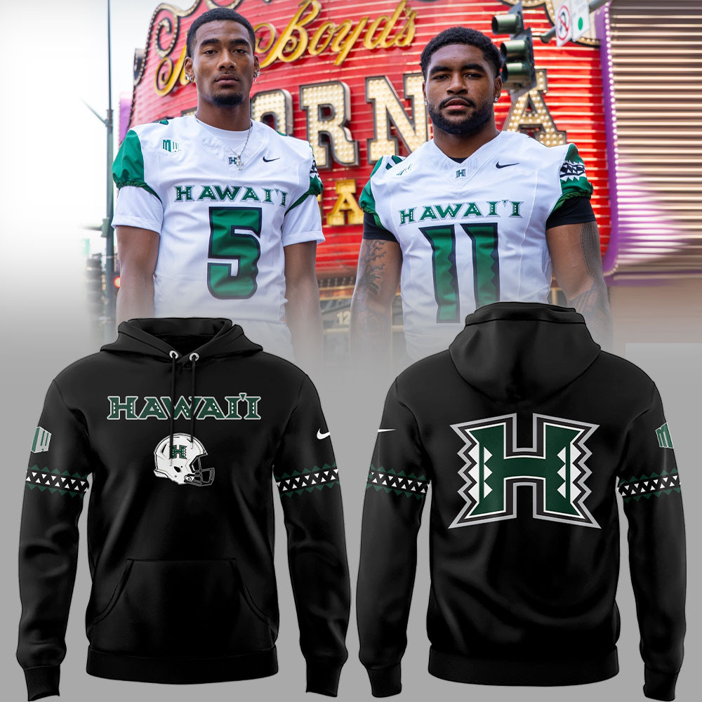 Hawaii Athletics Football Hoodie Presents For Football Fans