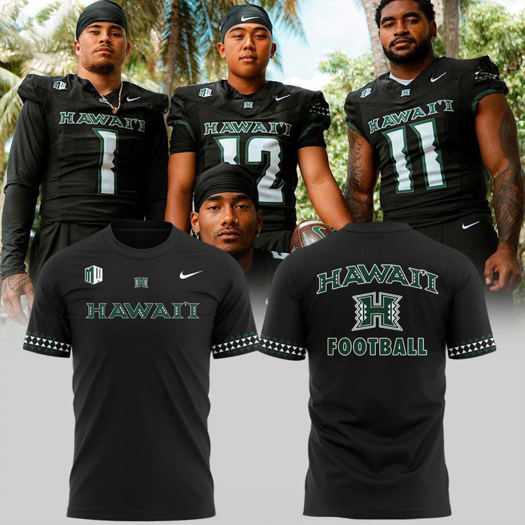 Hawaii Rainbow Warriors Football New Uniforms T-Shirt Warriors Merch Gifts For Football Fan