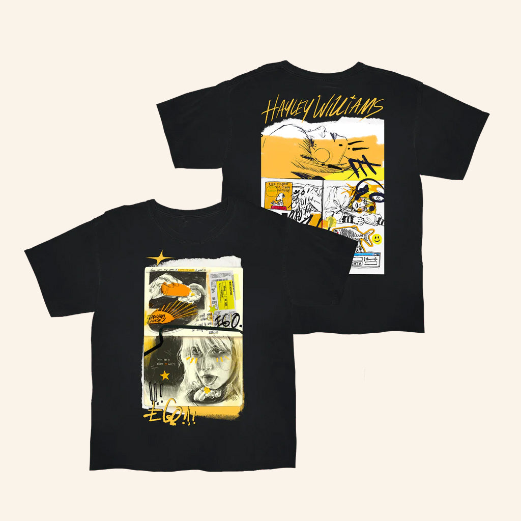 Hayley Williams Merch Ego Black T-Shirt Gifts For Music Lovers