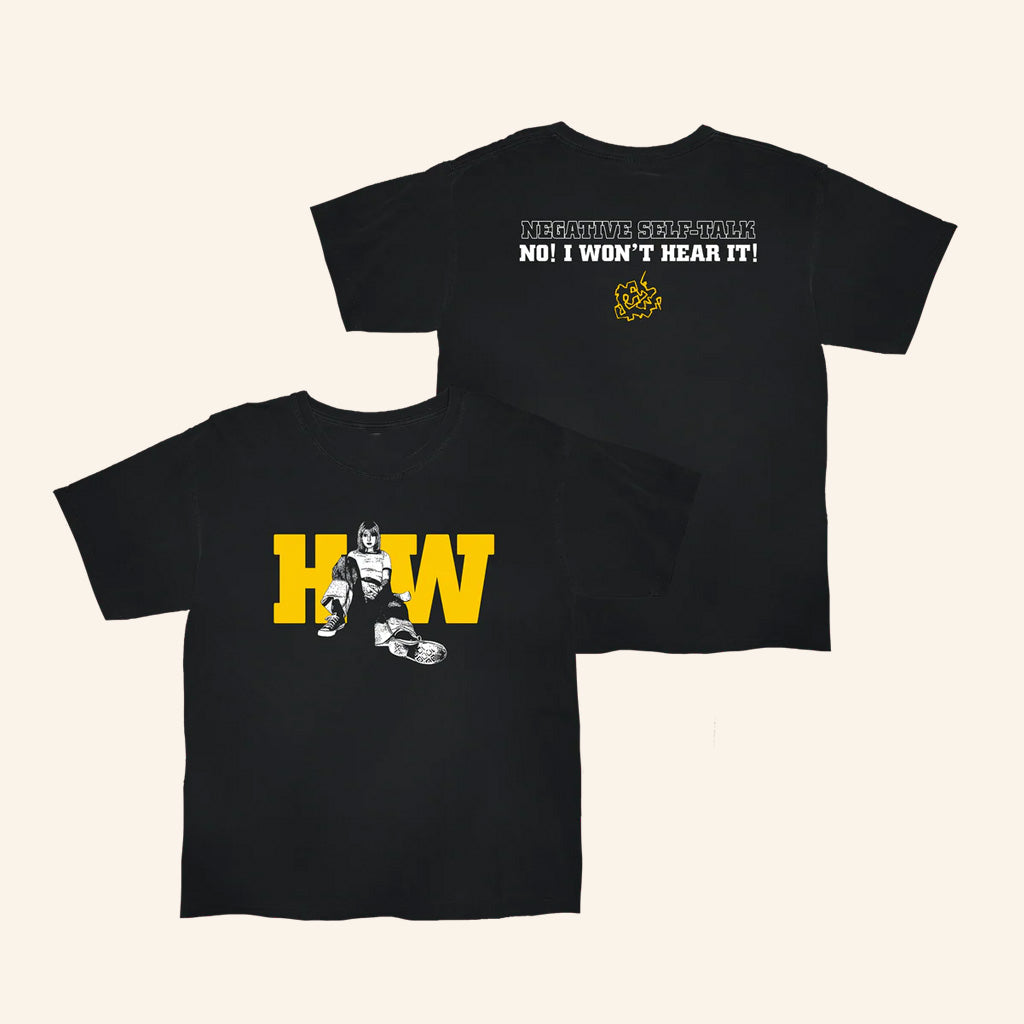 Hayley Williams Merch Negative Self Talk Black T-Shirt Gift Ideas For Music Lovers