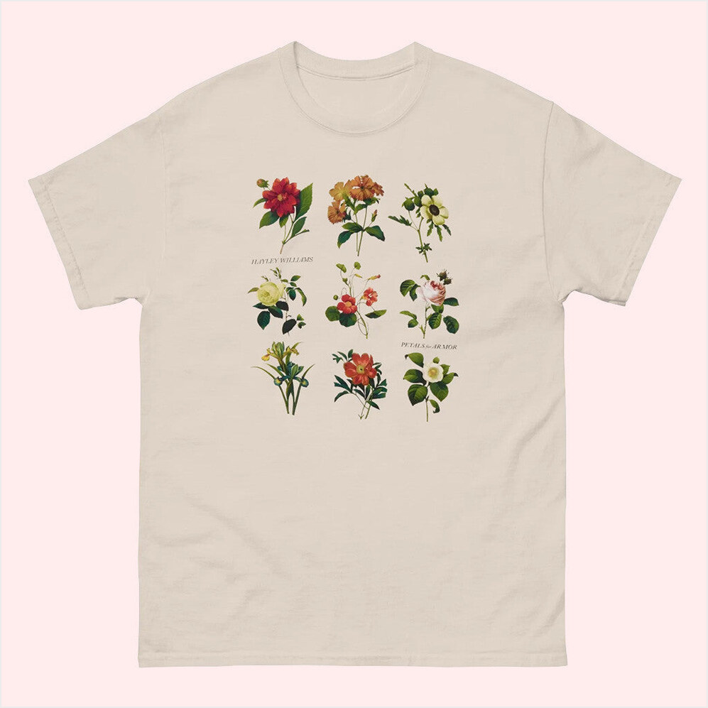 Hayley Williams Petals For Armor Floral Girls T-Shirt Hayley Williams Merch Best Friend Gifts