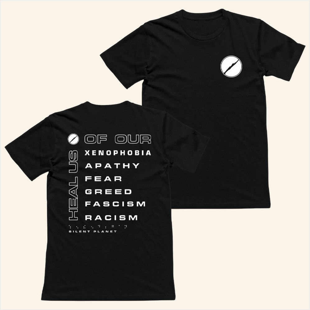 Heal Us Charity T-Shirt Silent Planet Merch Birthday Gifts For Band Fans Gifts For Best Friend