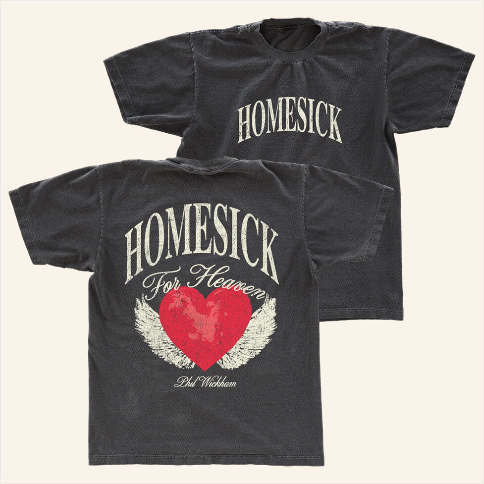 Heart Ache T-Shirt Phil Wickham Merch Homesick For Heaven Shirt Best Birthday Gifts For Wife