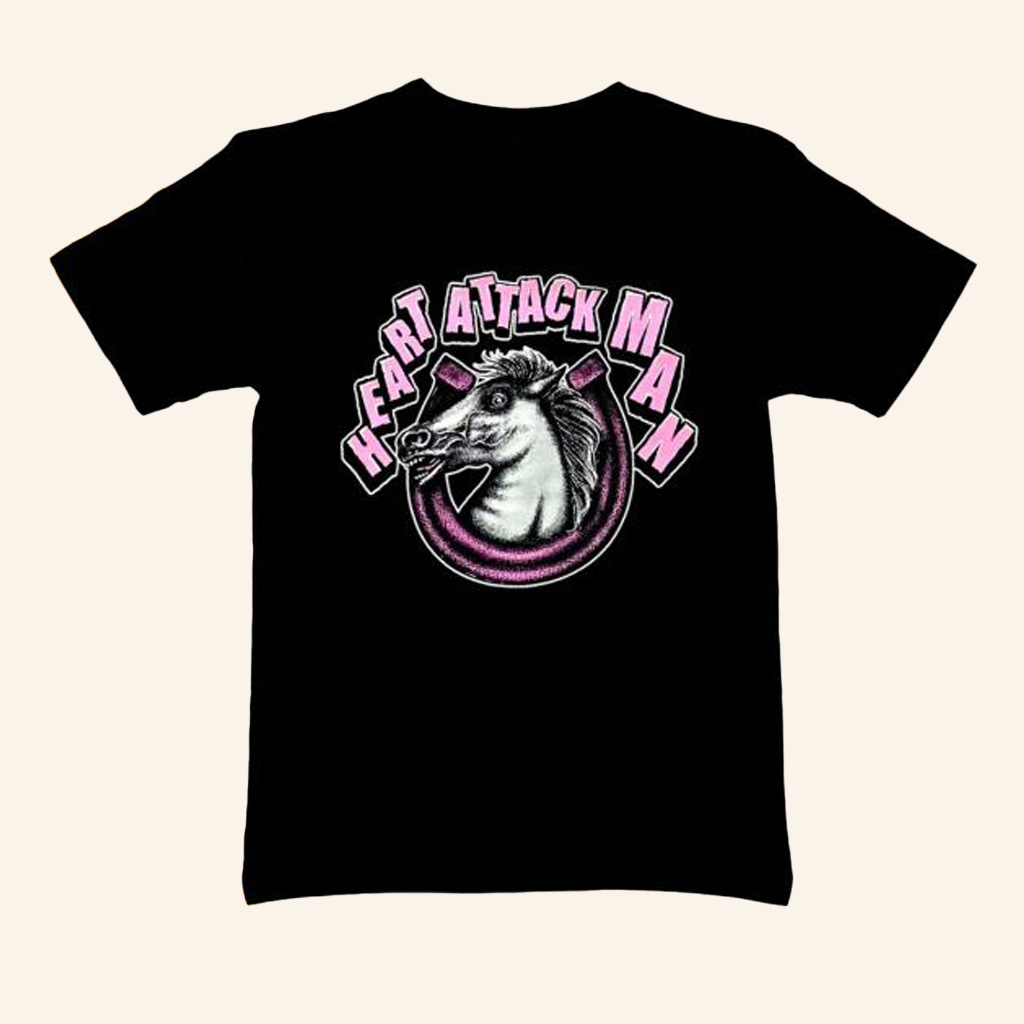 Heart Attack Man Merch Horeshoe T-Shirt Gifts For Rock Band Fans