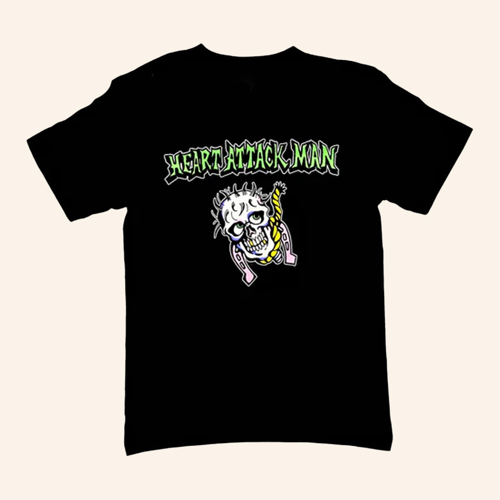Heart Attack Man  Merch Skull Noose T-Shirt Gifts For Father