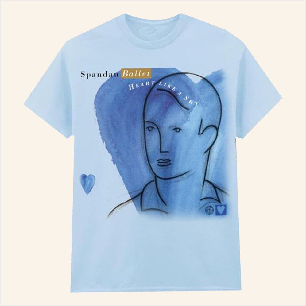 Heart Like A Sky T-Shirt Spandau Ballet Merch Gift Ideas For Boyfriend Gifts For Friends