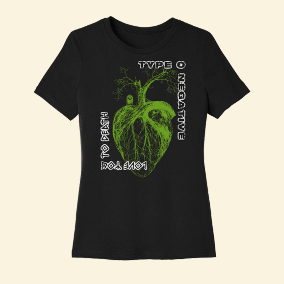 Heart You To Death T-Shirt Type O Negative Merch For Women Perfect Mother Day Birthday Gifts