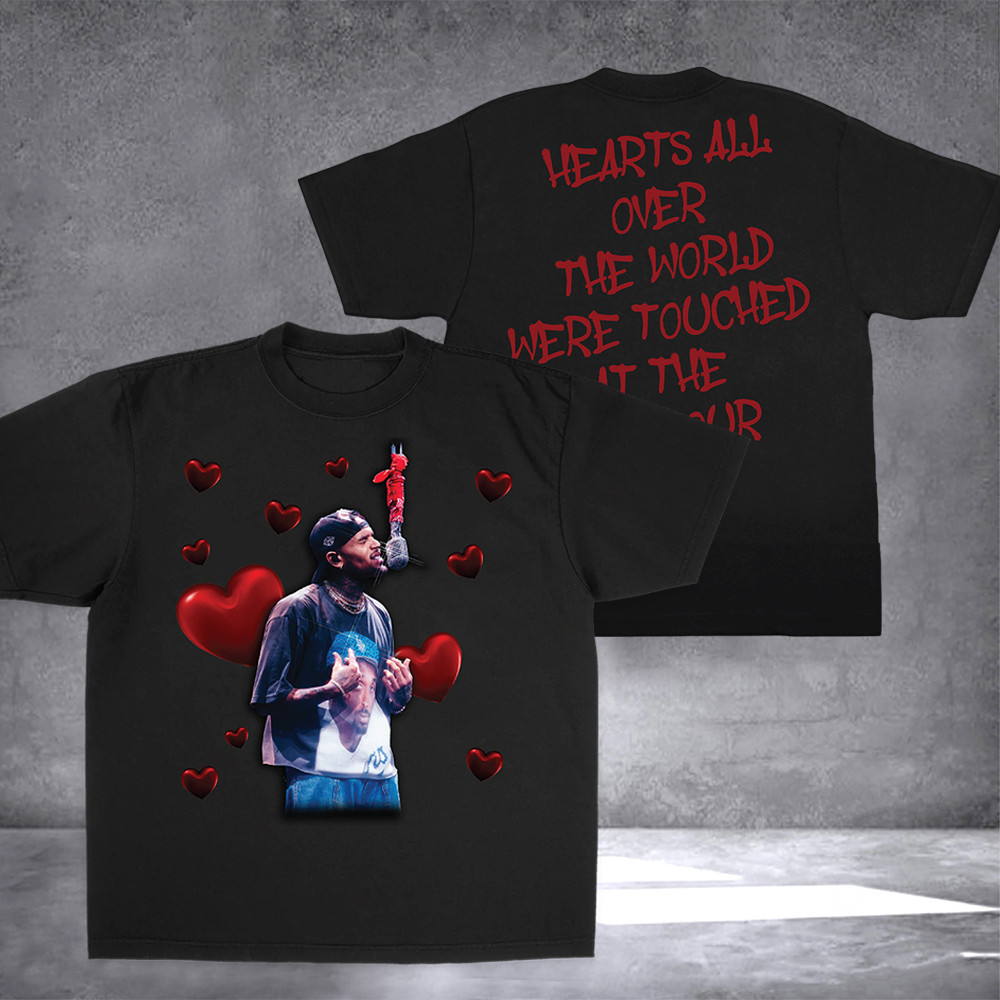 Hearts All Over The World Were Touched Shirt Music Lover Gifts For Him
