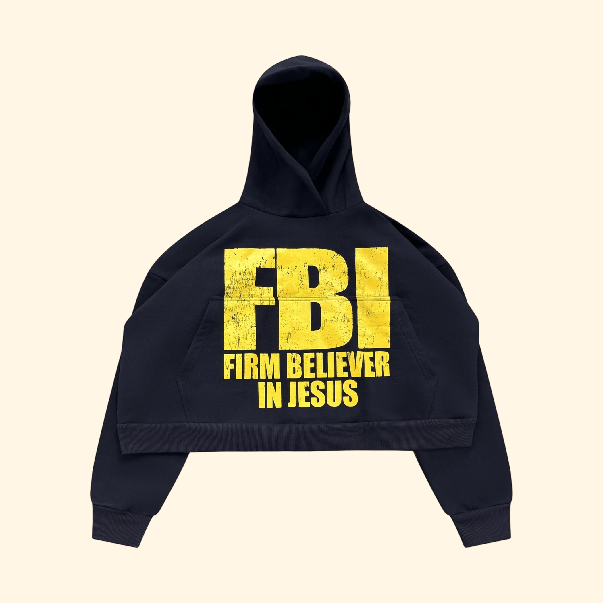 Heaven On Earth FBI Hoodie Black Birthday Gift Ideas Christmas Presents