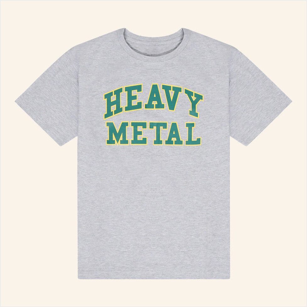 Heavy Metal Grey T-Shirt Kerrang Merch Birthday Gifts For Him BFF Gifts Christmas Presents