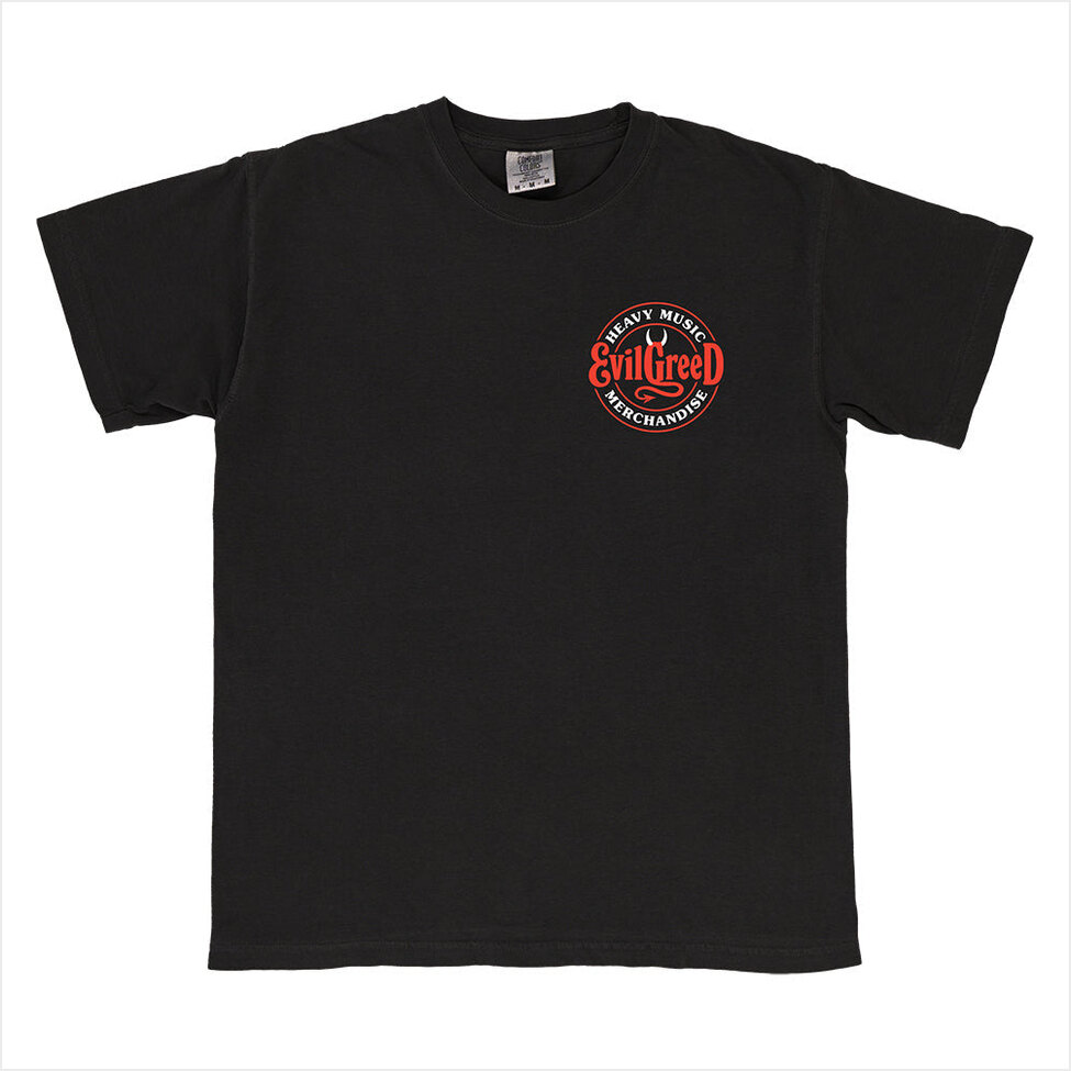 Heavy Music Black Shirt Evil Greed Merch Evil Greed Shirt Dad Gifts For Father'S Day 2025