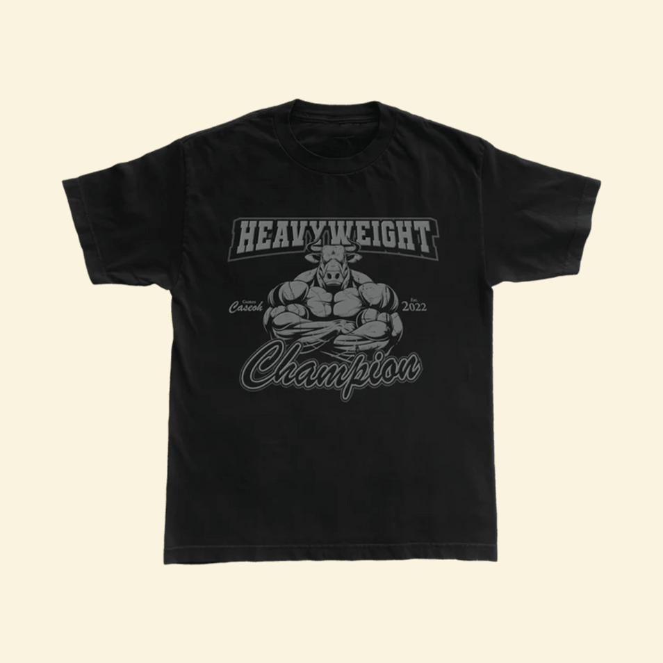 Heavyweight Champion Games Caseoh Est 2022 T-Shirt Caseoh Merch Game Lovers Gifts For Fans