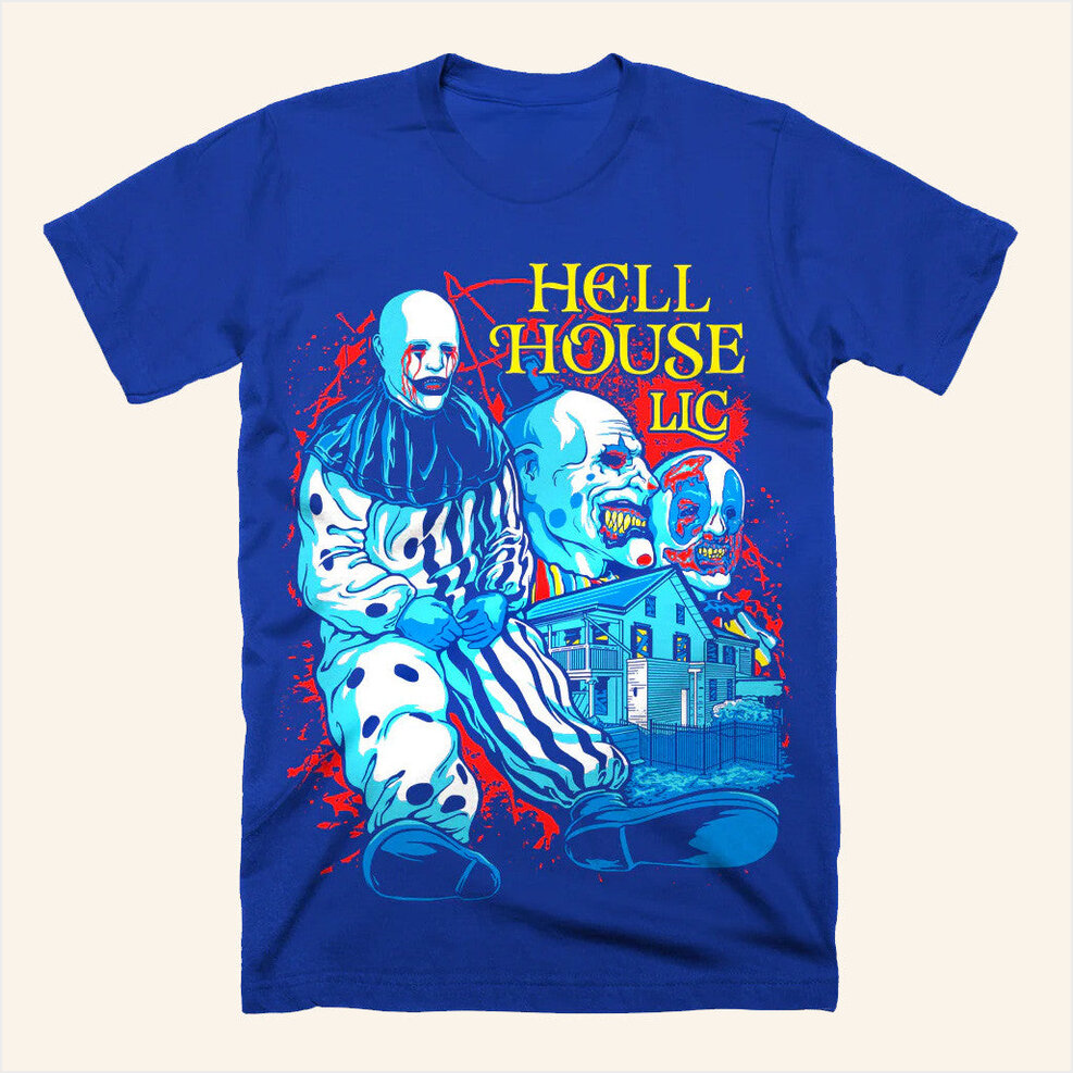 Hell House Llc Abaddon Awaits T-Shirt Terrorthreads Merch Gifts For Son Gifts For Friends