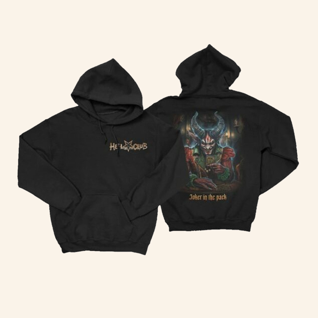 Hell In The Club Merch Joker In The Pack Hoodie Best Gifts For Music Lovers