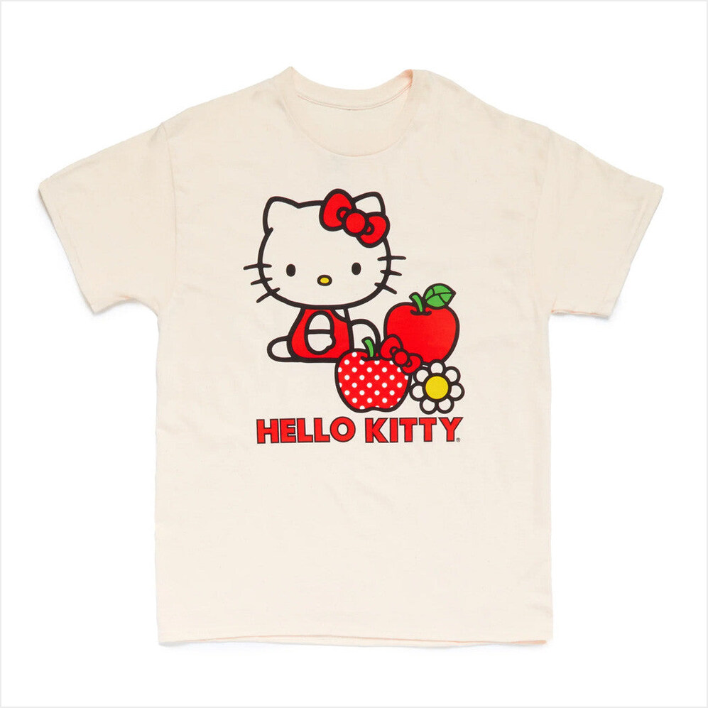 Hello Kitty Classic Apples T-Shirt Sanrio Merch Birthday Gifts For Best Friend