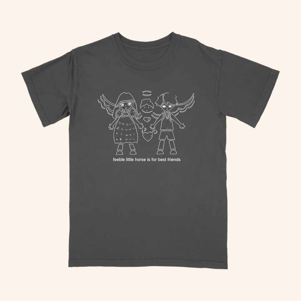 Hello Merch Feeble Little Horse Best Friends T-Shirt Unique Gift For Bestie